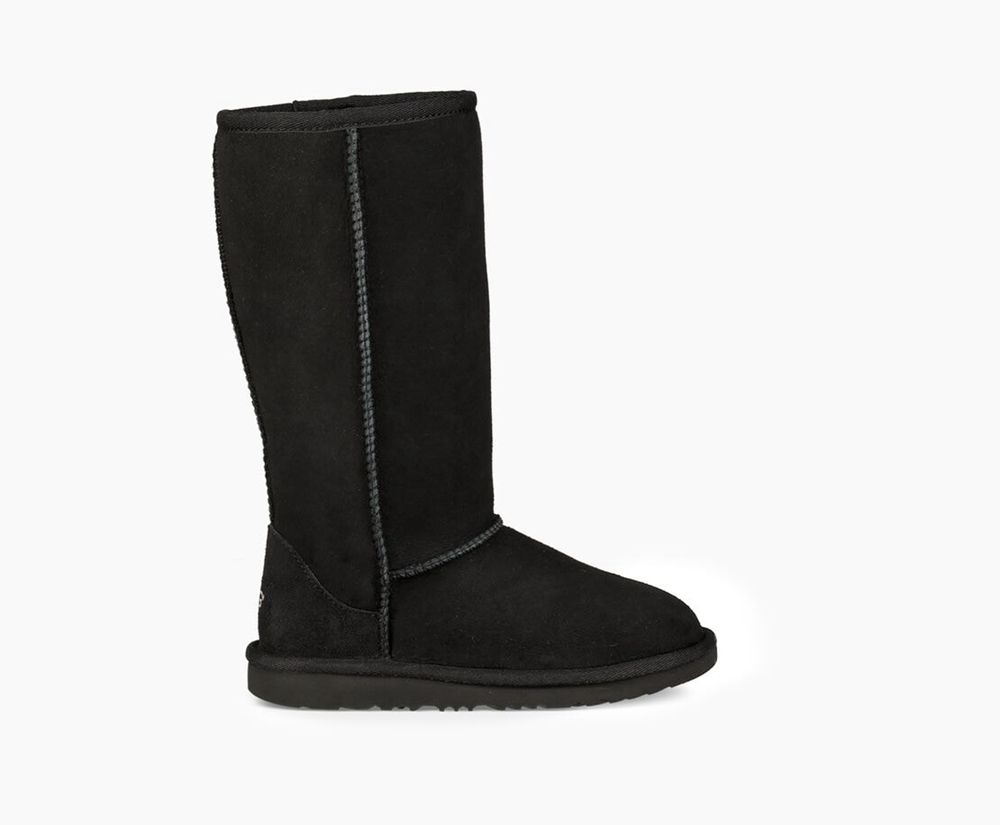 Ugg Tall Boot Big Kids - Ugg Classic Ii Black - 701CIQXJR